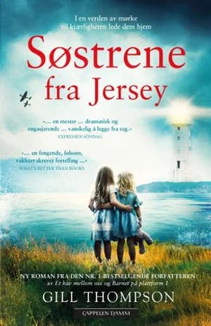 Omslag: "Søstrene fra Jersey" av Gill Thompson