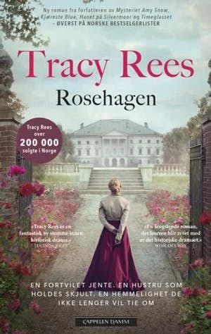 Omslag: "Rosehagen" av Tracy Rees
