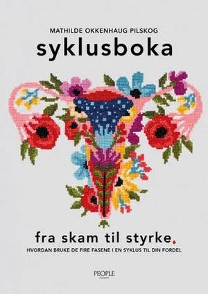 Omslag: "Syklusboka" av Mathilde Okkenhaug Pilskog