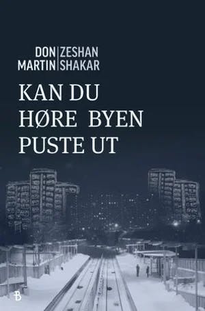 Omslag: "Kan du høre byen puste ut" av Don Martin